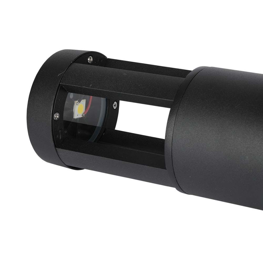 Lampe d'extérieur LED/10W/230V 25cm 3000K IP65 noire