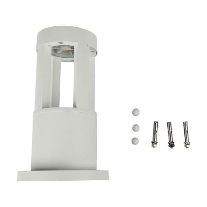 Lampe d'extérieur LED/10W/230V 25cm 6400K IP65 blanche