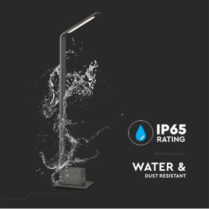 Lampe d'extérieur LED/6W/230V IP65 anthracite