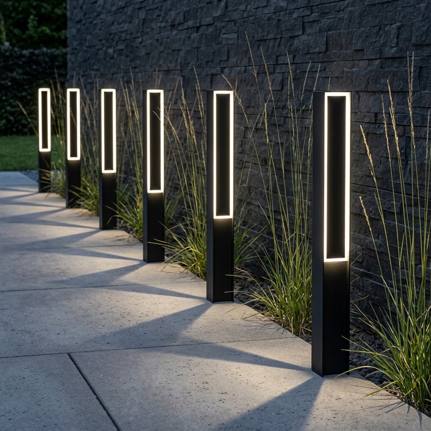 Lampe d'extérieur LED MODO LED/23,4W/230V 4000K IP44 80 cm noire