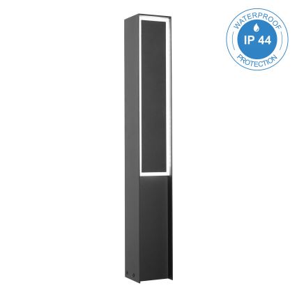 Lampe d'extérieur LED MODO — 8 W, 230 V, 4000 K, IP54, 50 cm, noire