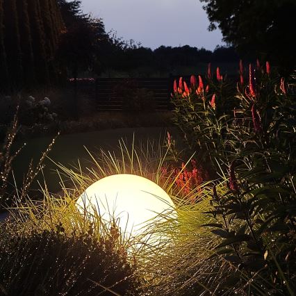 Lampe d'extérieur LED RGBW dimmable GLOBO 1xE27/12W/230V 2700-6500K Ø 60 cm IP44 Wi-Fi