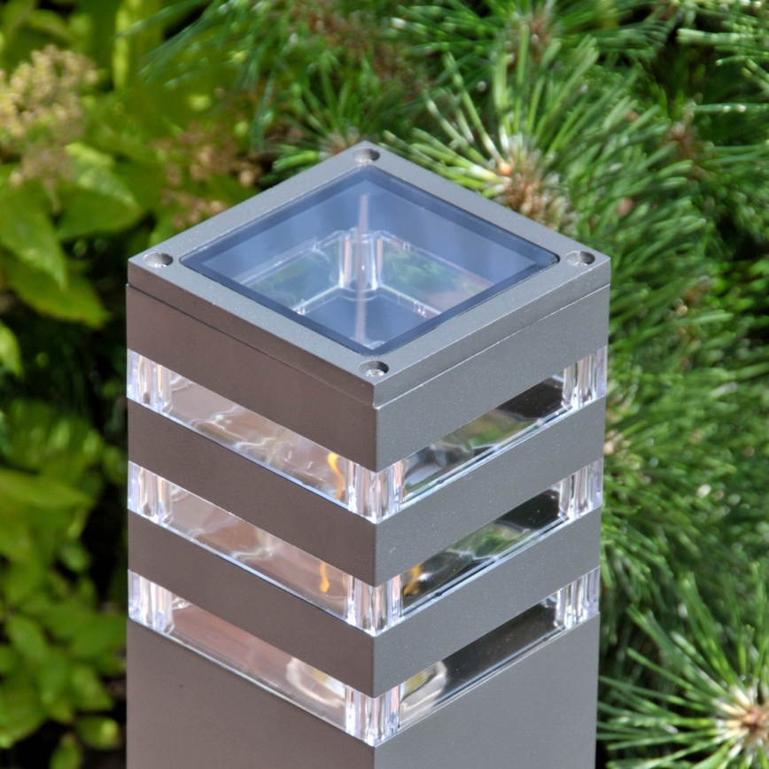 Lampe d'extérieur LED RGBW dimmable TEKSAS 1xE27/12W/230V 2700-6500K Wi-Fi 74 cm IP44 anthracite