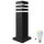 Lampe d'extérieur LED RGBW dimmable TEKSAS 1xE27/9W/230V 2700-6500K Wi-Fi 44 cm IP44 anthracite