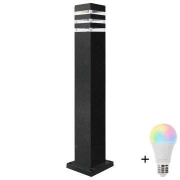 Lampe d'extérieur LED RGBW dimmable TEKSAS 1xE27/9W/230V 2700-6500K Wi-Fi 74 cm IP44 anthracite