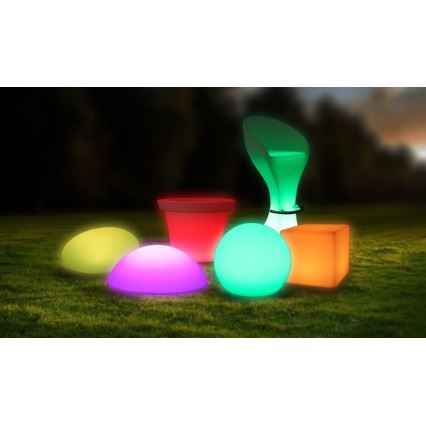 Lampe d'extérieur LED RVB à intensité variable LED/1W/230V 20cm IP67 + télécommande