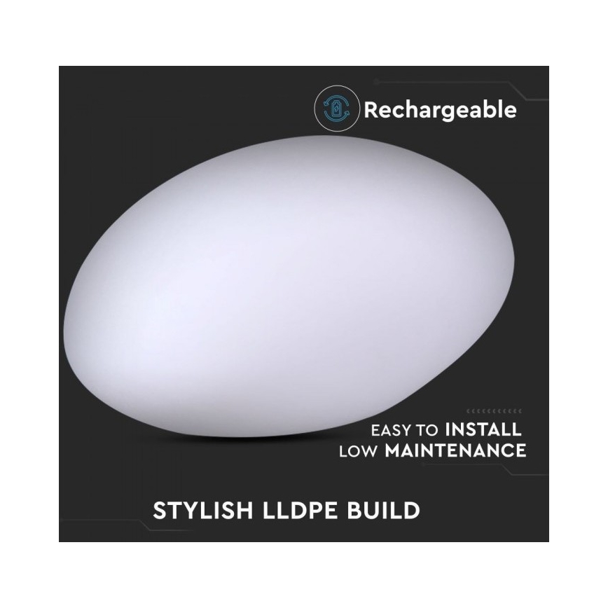 Lampe d'extérieur LED RVB à intensité variable LED/1W/230V 28cm IP67 + télécommande