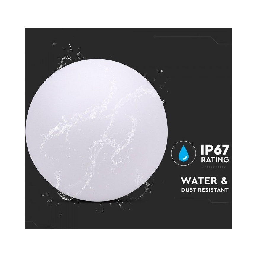 Lampe d'extérieur LED RVB à intensité variable LED/1W/230V 30cm IP67