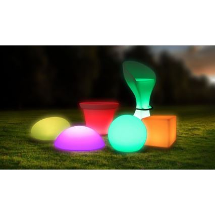Lampe d'extérieur LED RVB à intensité variable LED/1W/230V 30cm IP67