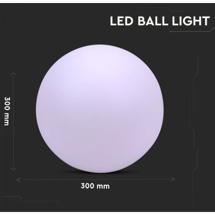 Lampe d'extérieur LED RVB à intensité variable LED/1W/230V 30cm IP67