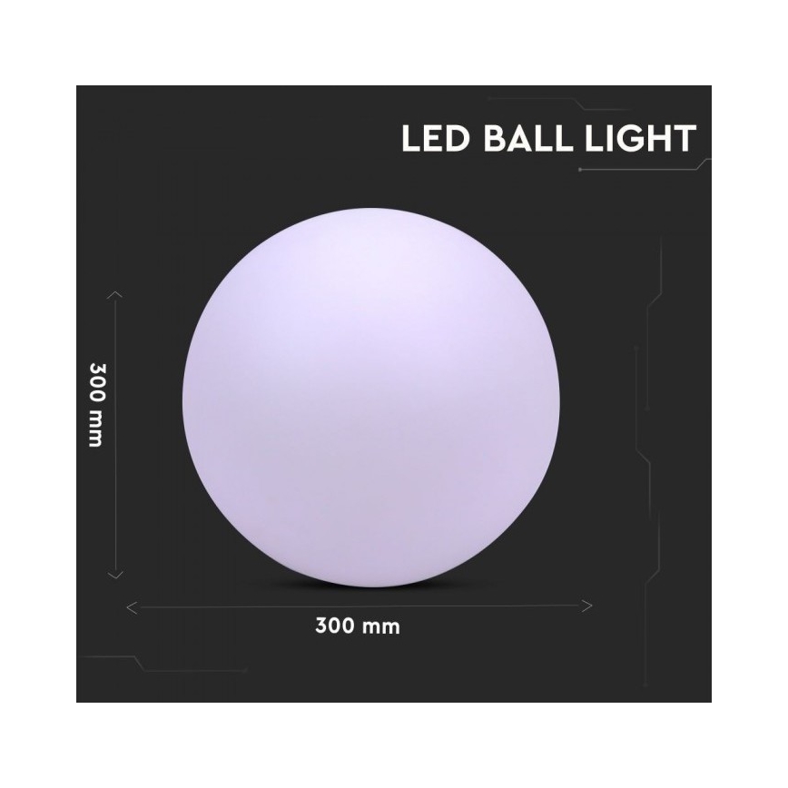 Lampe d'extérieur LED RVB à intensité variable LED/1W/230V 30cm IP67