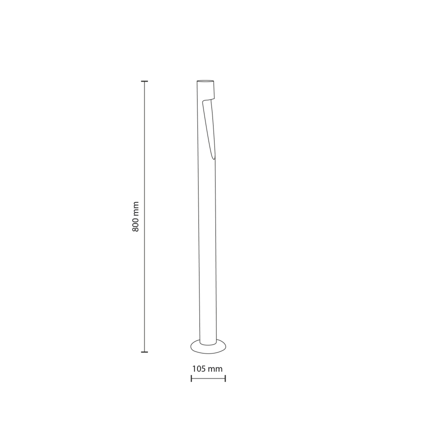 Lampe d'extérieur LED SENA L LED/5W/230V IP65 80 cm beige