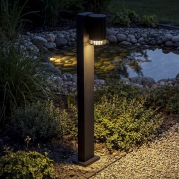 Lampe d'extérieur RADILO 1x GU10/11W/230V 50 cm IP44 noire