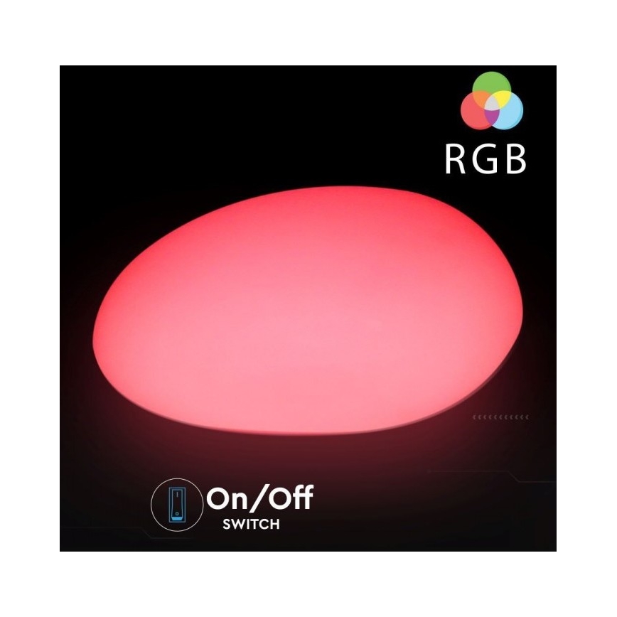 Lampe d'extérieur RGB à intensité variable LED/1W/5V 28cm IP67 1000 mAh+ Télécommande