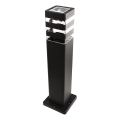 Lampe d'extérieur SANTA 1xE27/60W/230V 50 cm IP54 noire
