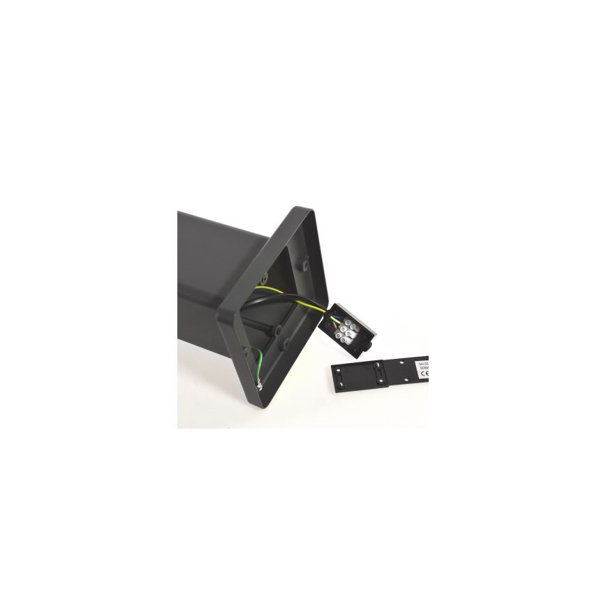 Lampe d'extérieur SANTA 1xE27/60W/230V 50 cm IP54 noire