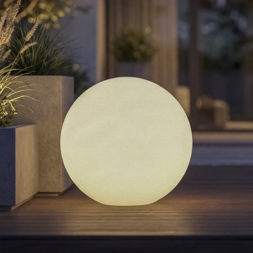 Lampe d'extérieur STONO 1xE27/20W/230V Ø 40 cm IP65 blanche