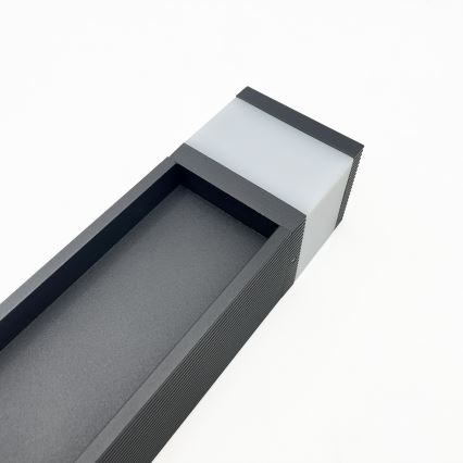 Lampe d'extérieur VESPER 1xG9/5W/230V IP44 80 cm noire