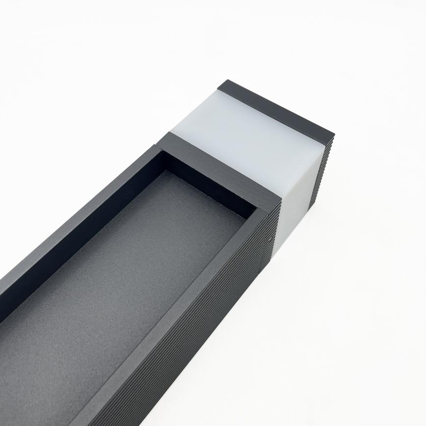 Lampe d'extérieur VESPER 1xG9/5W/230V IP44 80 cm noire