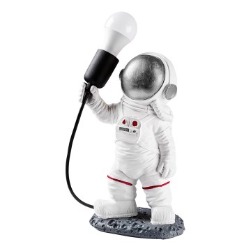 Lampe enfant ASTRONAUT 1xE27/40W/230V argent/blanc
