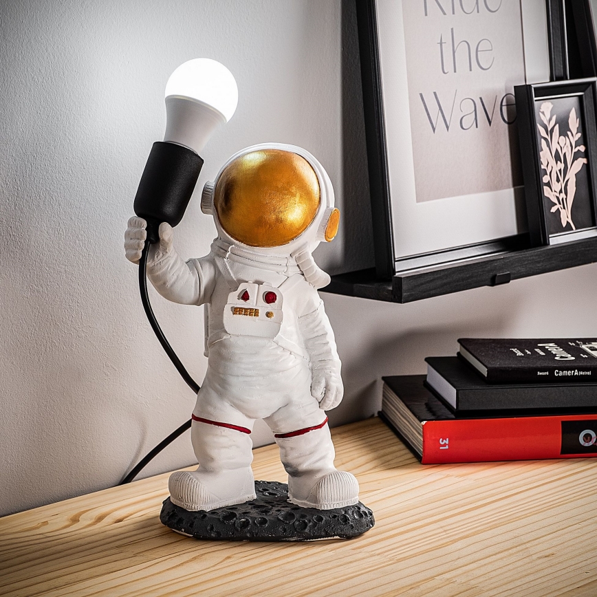 Lampe enfant ASTRONAUT 1xE27/40W/230V cuivre/blanc