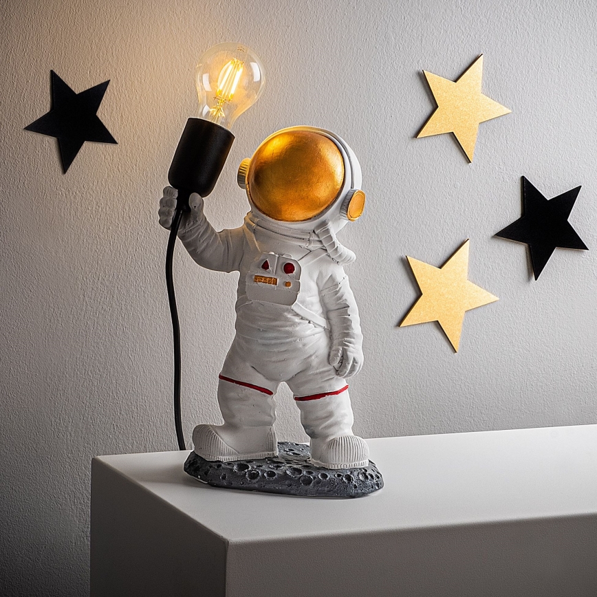 Lampe enfant ASTRONAUT 1xE27/40W/230V cuivre/blanc