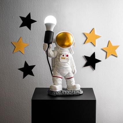 Lampe enfant ASTRONAUT 1xE27/40W/230V cuivre/blanc