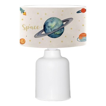 Lampe enfant CANDY 1xE27/40W/230V blanche/multicolore