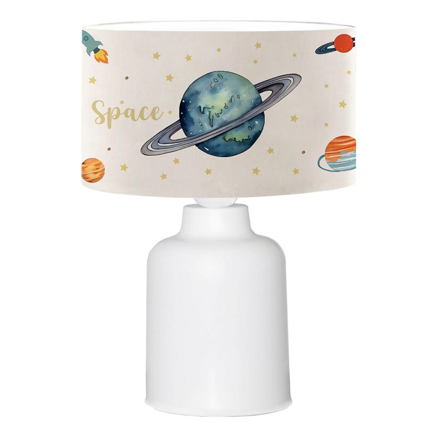 Lampe enfant CANDY 1xE27/40W/230V blanche/multicolore