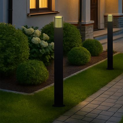 Lampe extérieur KUUSAMO 1xE27/20W/230V 74 cm IP54 anthracite