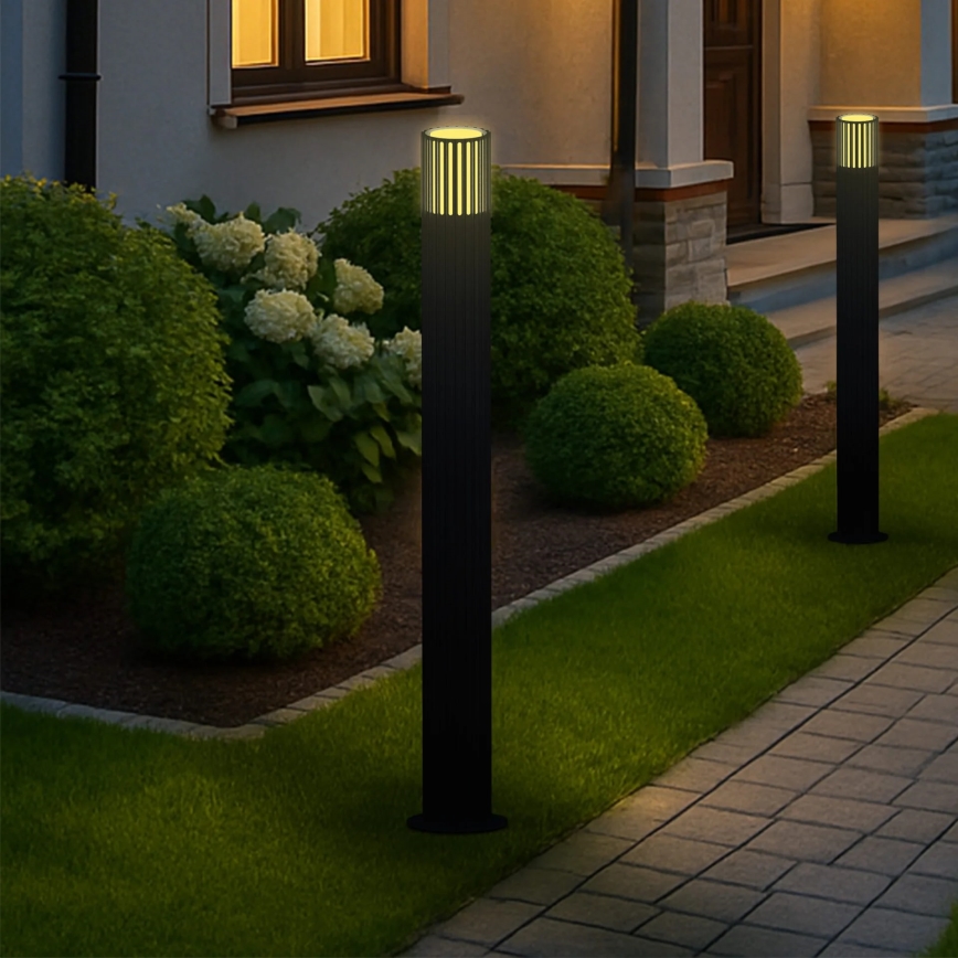Lampe extérieur KUUSAMO 1xE27/20W/230V 74 cm IP54 anthracite