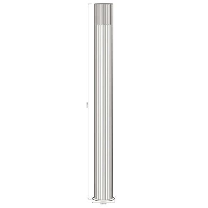 Lampe extérieur KUUSAMO 1xE27/20W/230V 74 cm IP54 anthracite