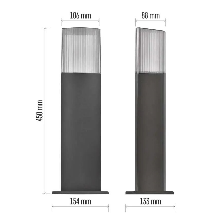 Lampe extérieur LANA 1xE27/25W/230V IP54 45 cm