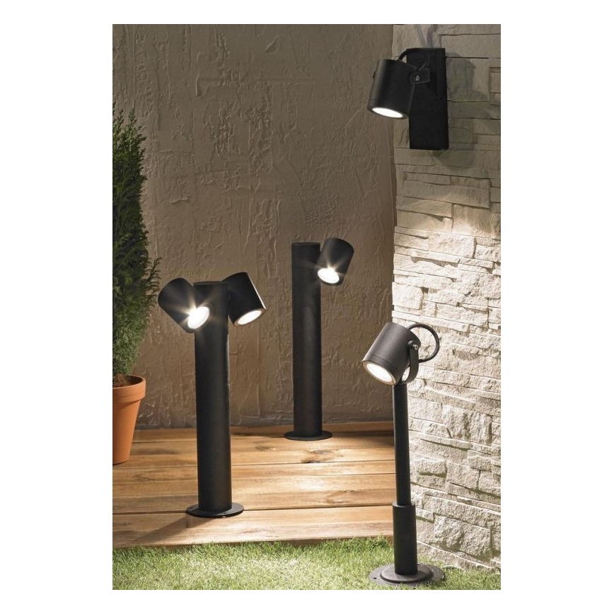 Lampe extérieur PINO 1xGU10 / 10W / 230V IP44 44 cm