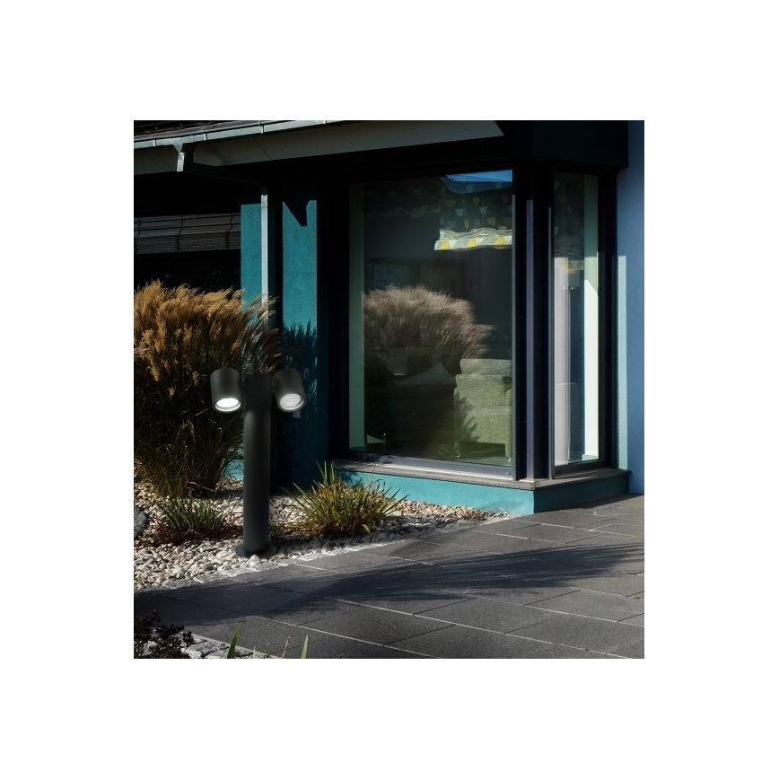 Lampe extérieur PINO 2xGU10/10W/230V IP44 44 cm