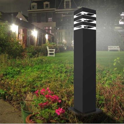 Lampe extérieur TEKSAS 1xE27/12W/230V IP44 74 cm anthracite