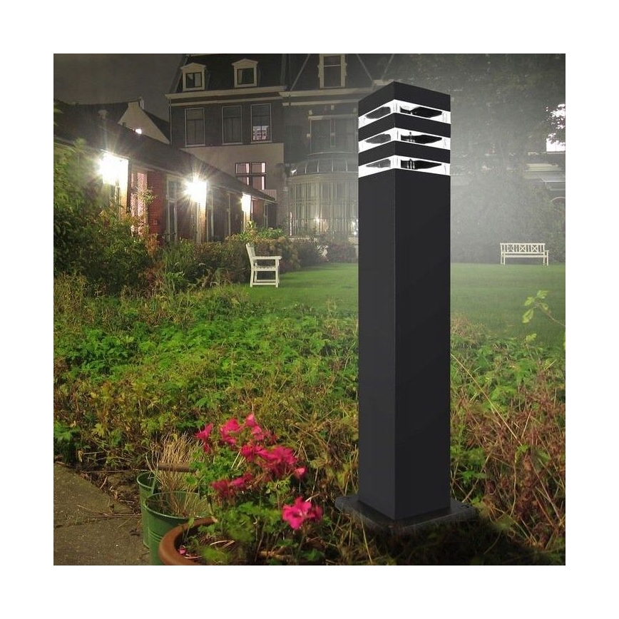 Lampe extérieure avec détecteur TEKSAS 1xE27/12W/230V IP44 44 cm anthracite