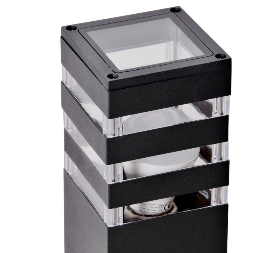 Lampe extérieure avec détecteur TEKSAS 1xE27/12W/230V IP44 44 cm anthracite