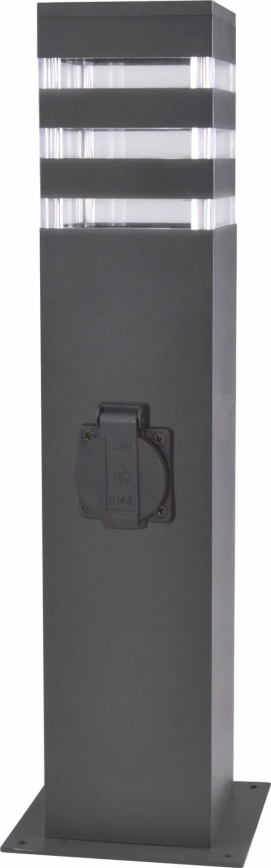 Lampe extérieure avec prise TEKSAS 1xE27/20W/230V IP54 44 cm