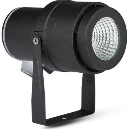 Lampe extérieure LED/12W/100-240V IP65 noir - lumière verte