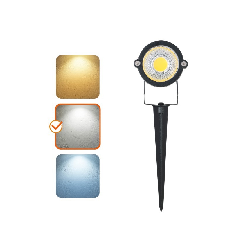Lampe extérieure LED BLAKE LED/5W/230V 4000K IP65 noire