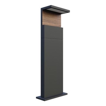 Lampe extérieure NATURA LED/12W/230V 4000K 60 cm IP65 marron/anthracite