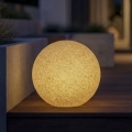 Lampe extérieure STONO 1xE27/20W/230V Ø 40 cm IP65 beige