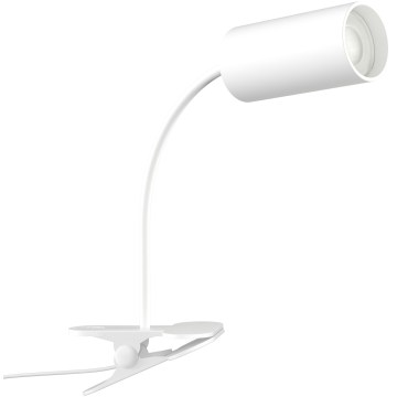 Lampe flexible à pince PUNTO 1xGU10/9W/230V blanche