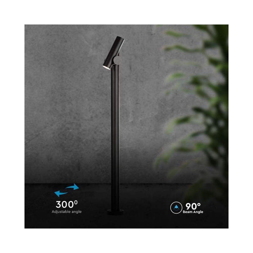 Lampe flexible extérieure LED/4W/230V 3000K IP44 100 cm noir