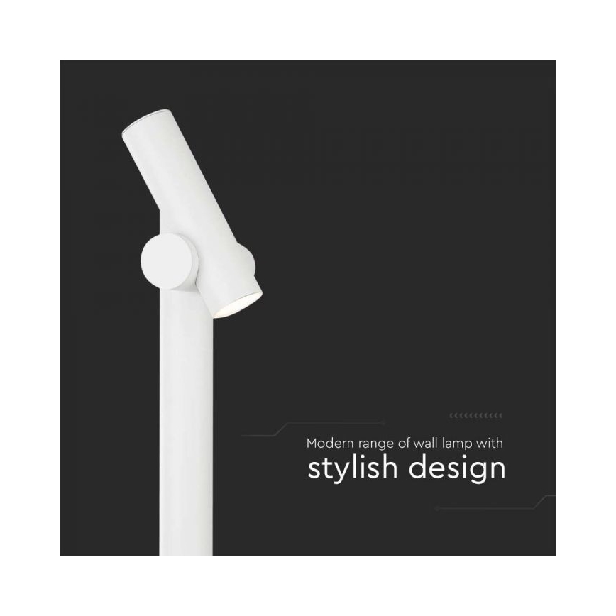 Lampe flexible extérieure LED/4W/230V 4000K IP44 100 cm blanc