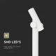 Lampe flexible extérieure LED/4W/230V 4000K IP44 100 cm blanc