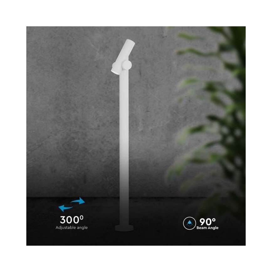 Lampe flexible extérieure LED/4W/230V 4000K IP44 100 cm blanc