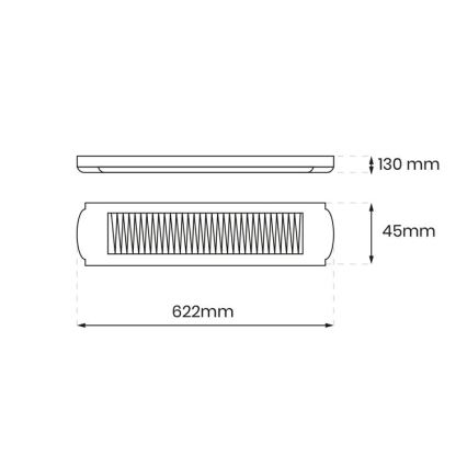 Lampe fluorescente 2xG13/18W/230V