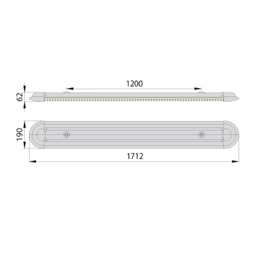 Lampe fluorescente ECO T8 2xG13/58W/230V